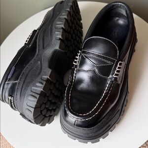 Eytys Angelo Chunky leather loafers sidewall-stitched contrasting stitching